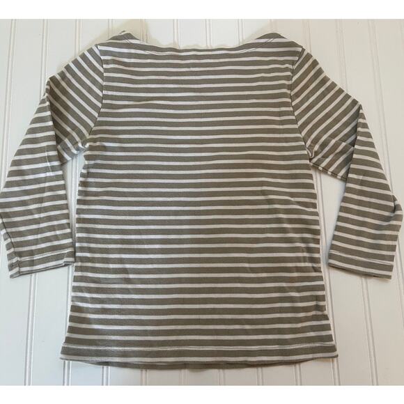 2 Mini Boden T Shirts Tops Gray Brown Cream #1 - Size Girl's 11/12 - Picture 4 of 8